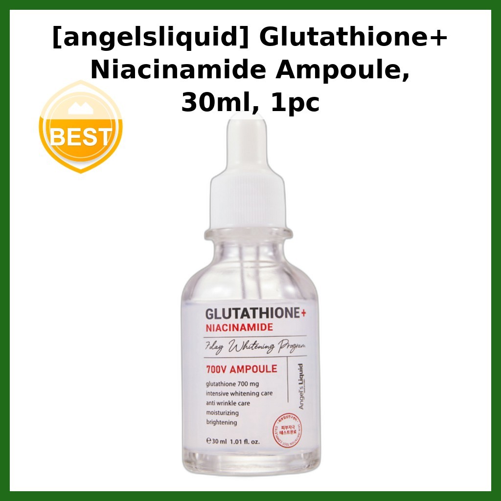 [angelsliquid] Ampola De Glutationa + Niacinamida , 30ml , 1 Unidade/Coreana/Fórmula Iluminadora Por shmama