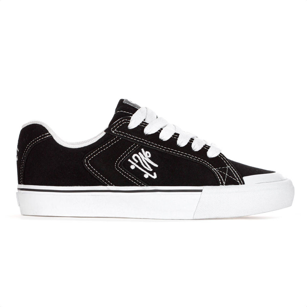 Tênis Qix Chorão Park Camurça Preto e Branco - Feminino