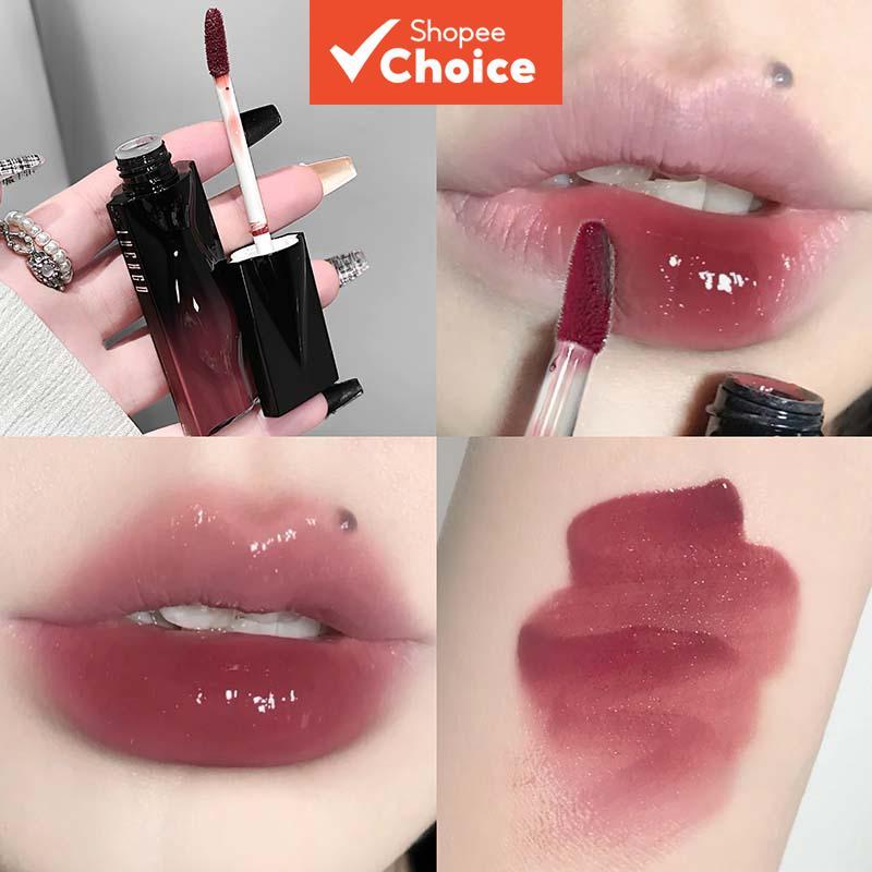 Brilho Labial Iridescente Interestelar com Efeito de Vidro Labial, Não Pegajoso e Ilumina o Tom da Pele
