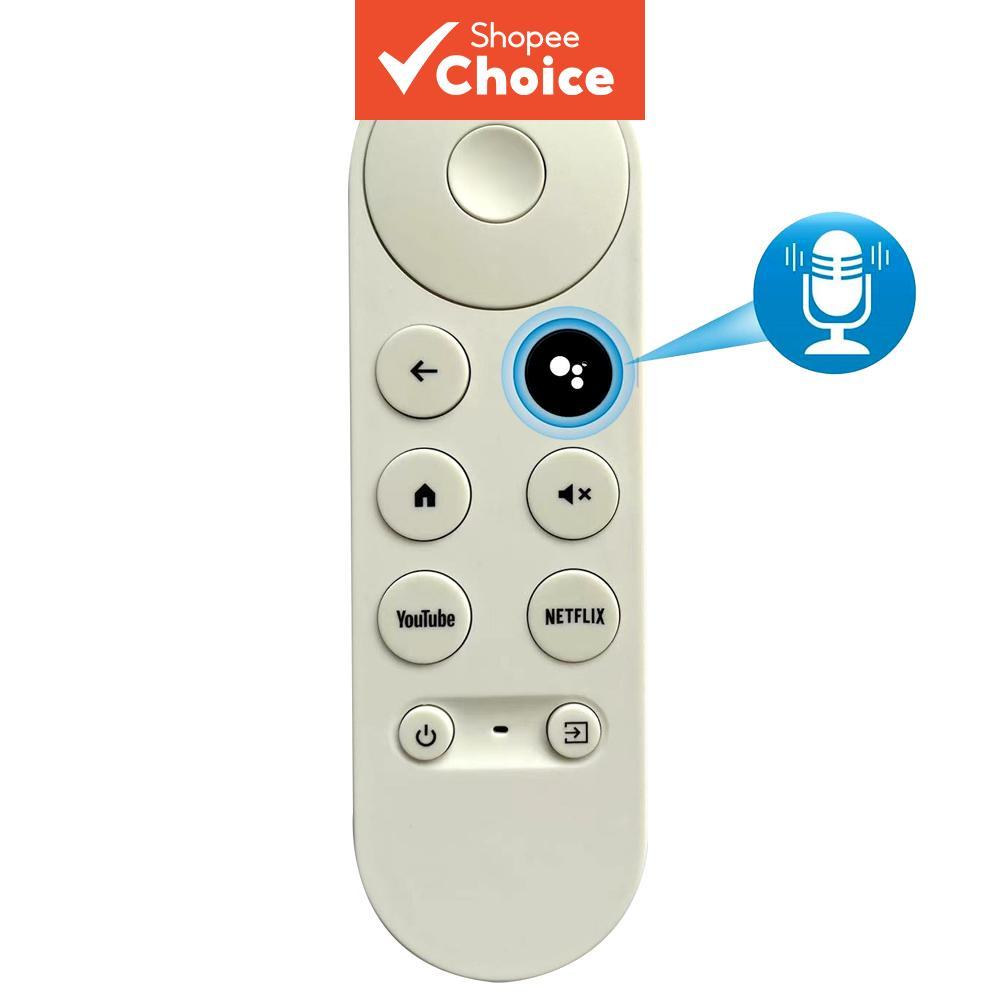 Controle Remoto por Voz para Google TV Chromecast 4K / Modelos 2020-2024