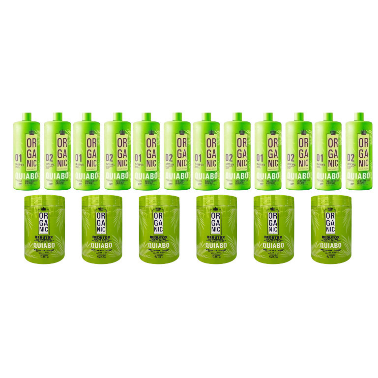 6 KIT Quiabo Organic + 6 redutox Quiabo Organic