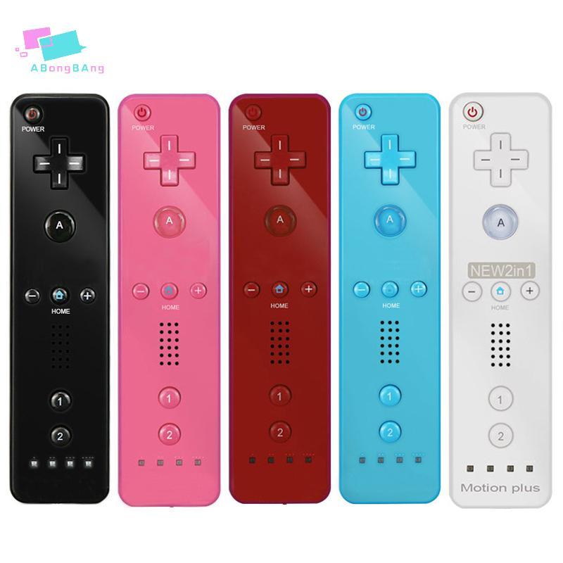 Abongbanghn Wii Game Controle Remoto Movimento Embutido Plus Joysti Joypad Para Nintendo Nice