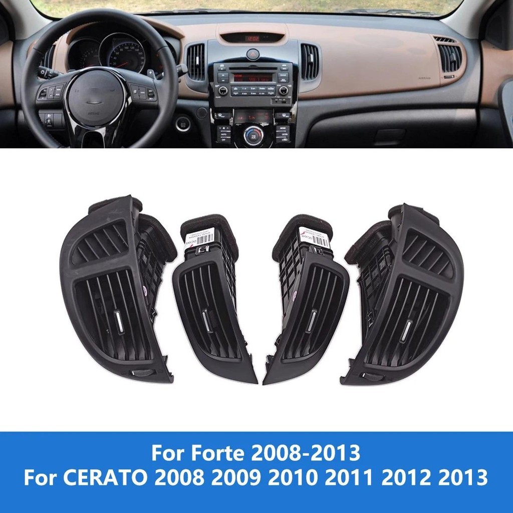 Ruili85 Para FORTE CERATO 2008-2013 Ar Condicionado A/C Saída De Frontal Centro Aberturas Placa Painel LH RH Acessórios