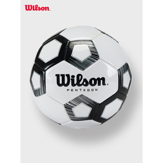 Wilson Wilson Oficial Simples Preto Branco Clássico Ao Ar Livre Durável Futebol PVC No. 4 Não. 5 Bolas