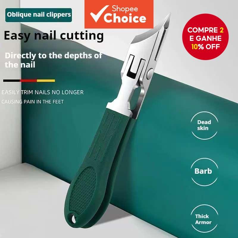 Alicate de Unha Anti-Splash com Bico de Águia em Aço Inoxidável - Ferramenta de Manicure para Cortar Unhas dos Pés em em Oferta na Shopee