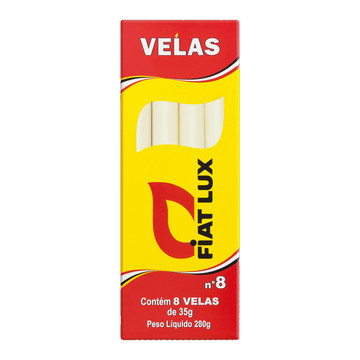Velas nº 8 Fiat Lux 8 unidades Velas nº 8 Fiat Lux 8 unidades