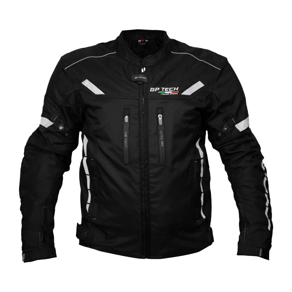 JAQUETA MOTOCICLISTA GP TECH ESSENCE 2 PRETA em Oferta na Shopee