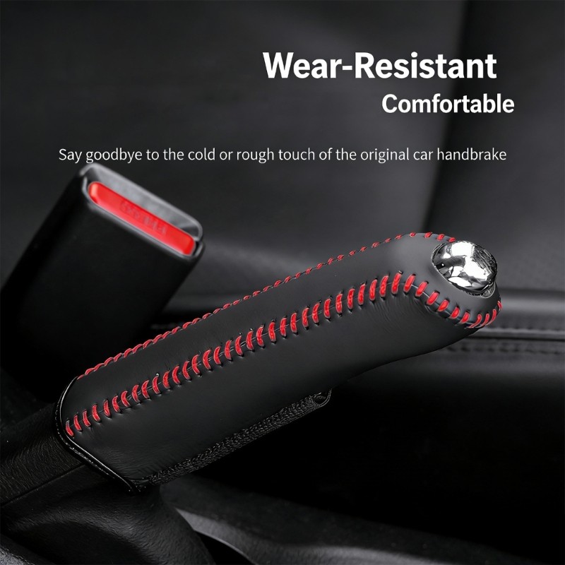 Capa Freio Mão Premium Couro Design Antiderrapante Para Aderência Segura Segurança Vários