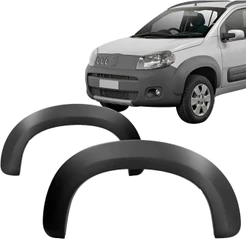 Alargador Paralama Dianteiro Uno Way 11 12 13 14 2015 2016 2017 2018 2019 2020 Cinza Texturizado