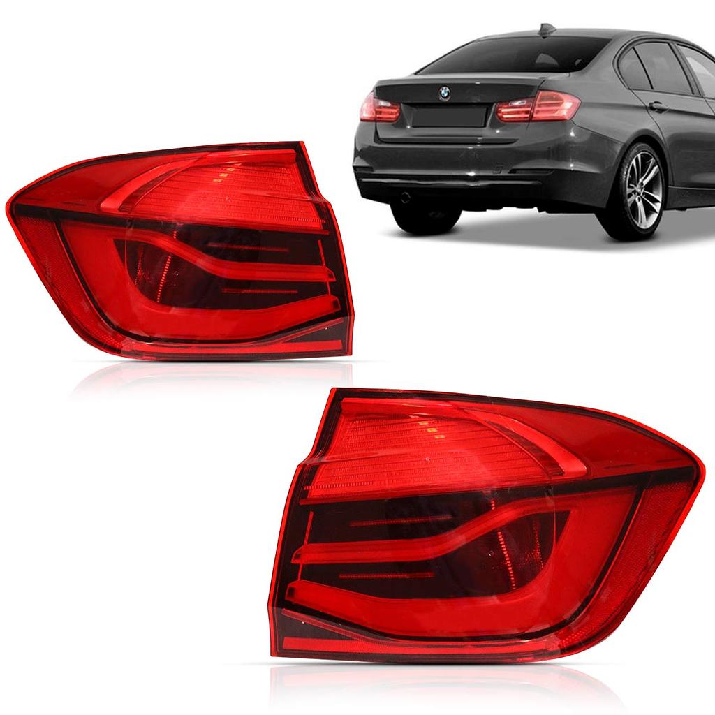 Lanterna Bmw Serie 3 2016 2017 2018 Canto Com Led