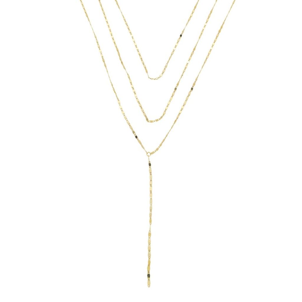 MIX DE COLARES ISABELLI GRAVATINHA FOLHEADO A OURO 18K
