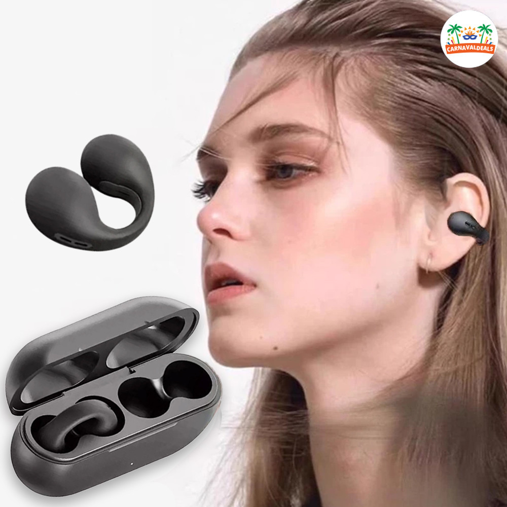 Ambie Sound Fone De Ouvido Sem Fio Earcuffs Bluetooth 5.2 IPX5 Fone Esporte À Prova D'água Com Microfone