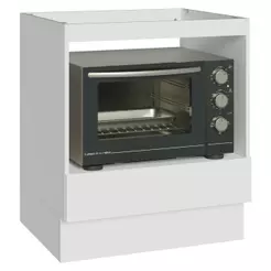 Balcão Para Forno/micro-ondas 70 Cm 1 Gaveta (sem Tampo) Branco Madesa Branco