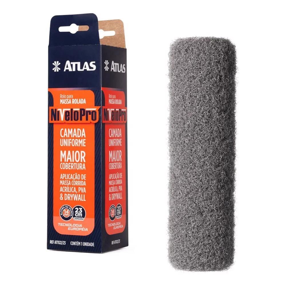 Rolo Massa Corrida Acrílica Pva Drywall Nivelopro 23cm Atlas