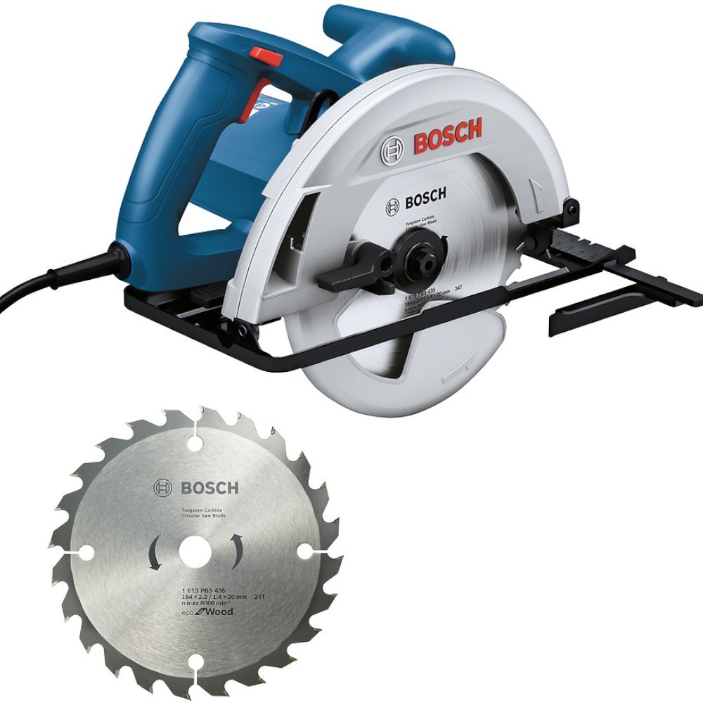 Serra circular 7.1/4" 1300 watts com disco de corte - GKS 130 Bosch