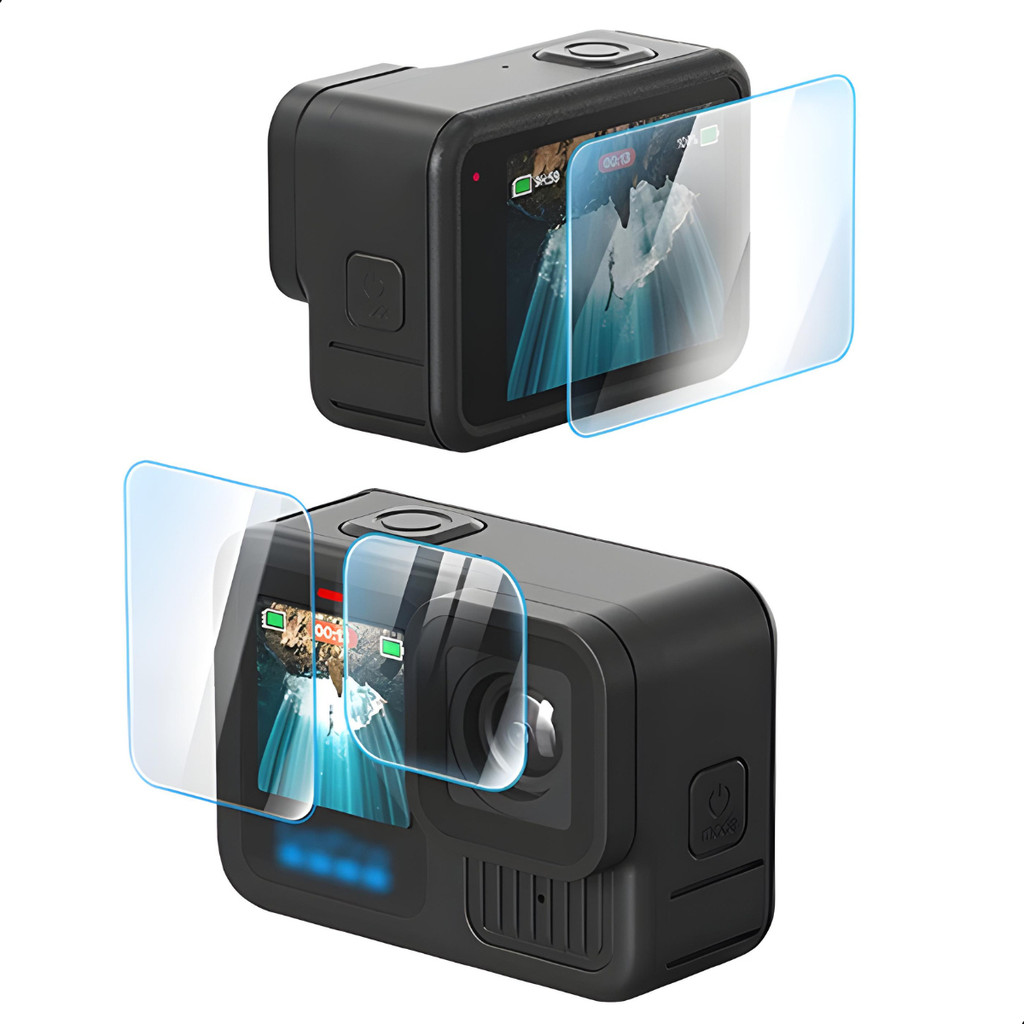 Kit Pelicula De Vidro Para Tela Gopro Hero 13 Black Protecao