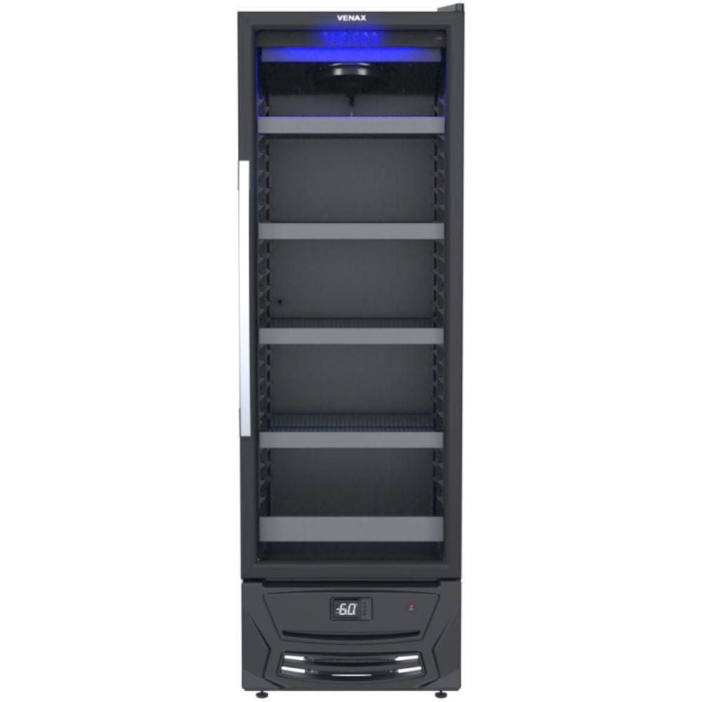 Cervejeira Expositora Venax 330L Blue Light Vidro Duplo