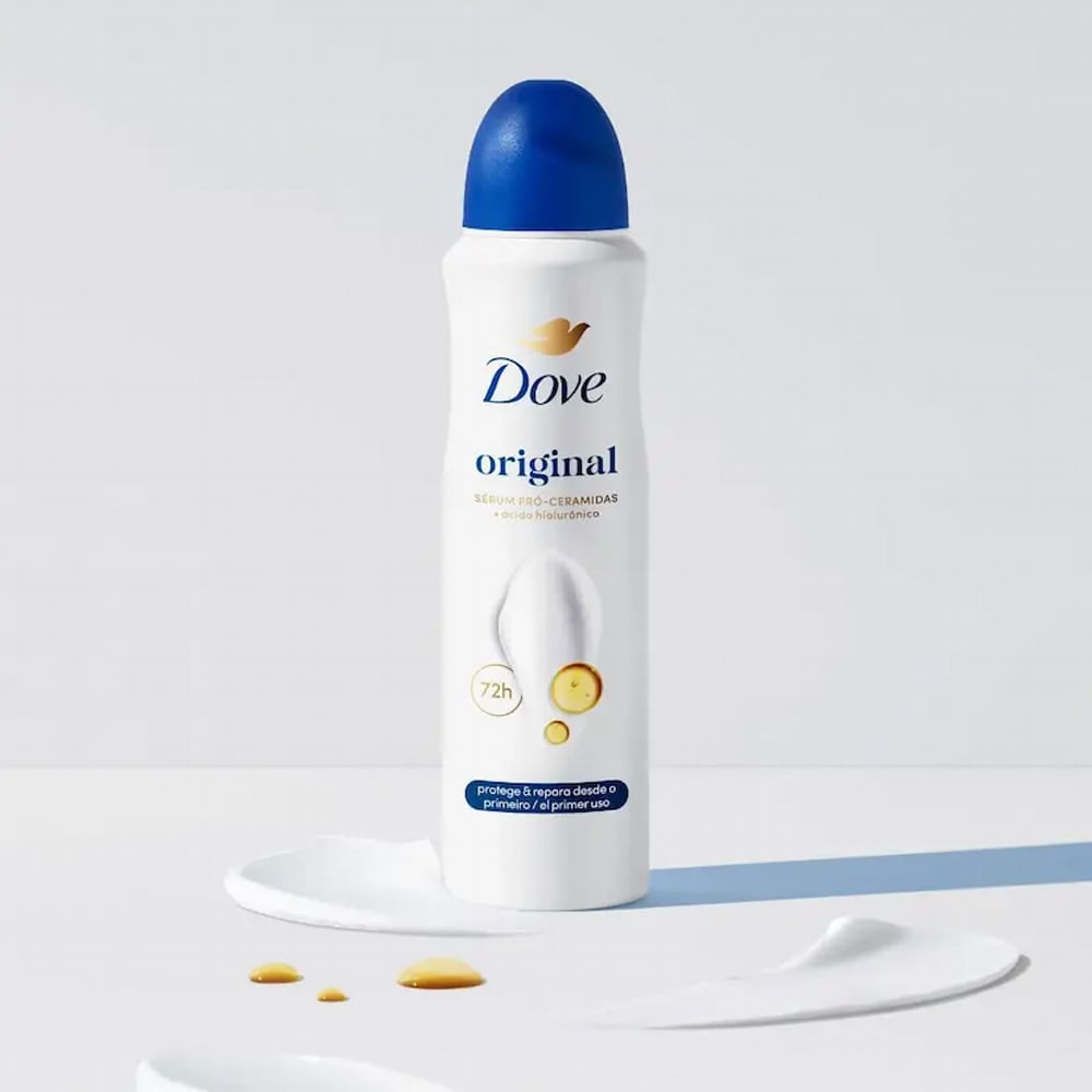 Detalhes do Kit Desodorante Dove Original Aerosol 150ml/89g - 12 Unidades