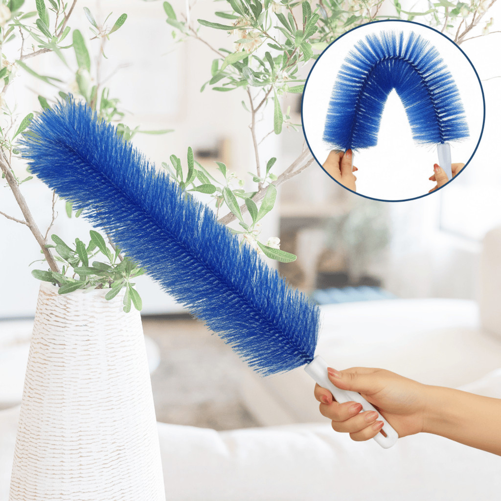 Vassourinha Escova Espanador de Poeira Cilíndrica Flexível Limpeza Doméstica Sofá Ventilador Tira Pó em Oferta na Shopee