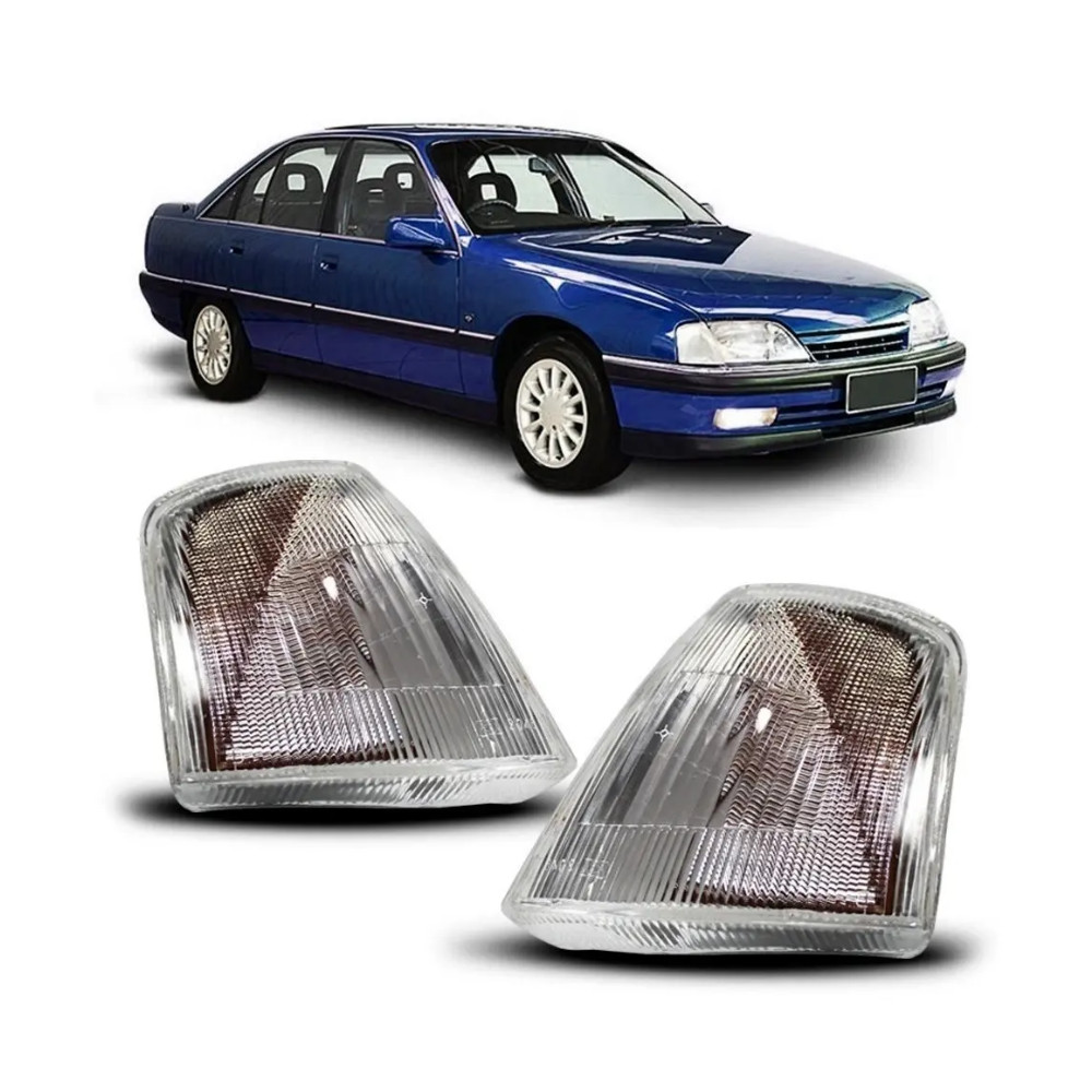 Par Lanterna Dianteira Chevrolet Omega 1992 a 1998 Cristal - Renov - Super Novo