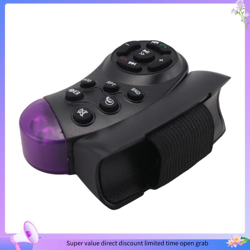 [wanjuyou7] Volante Universal Sem Fio Com Controle Remoto 11 Botões Para Carro CD DVD MP5 Player
