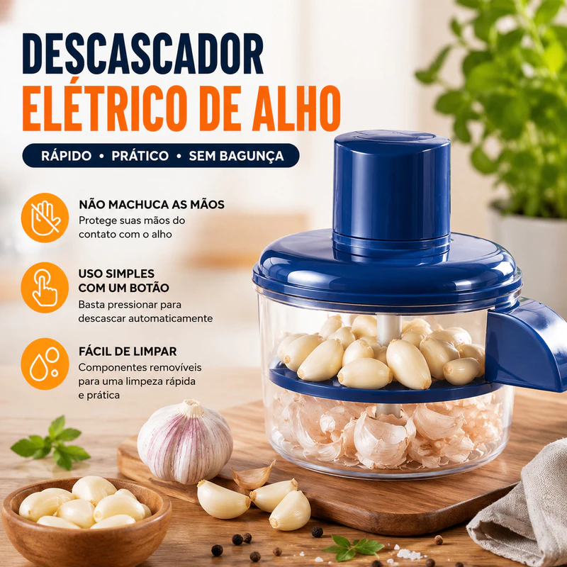 "Descascador Elétrico: 75% OFF! 🥕"