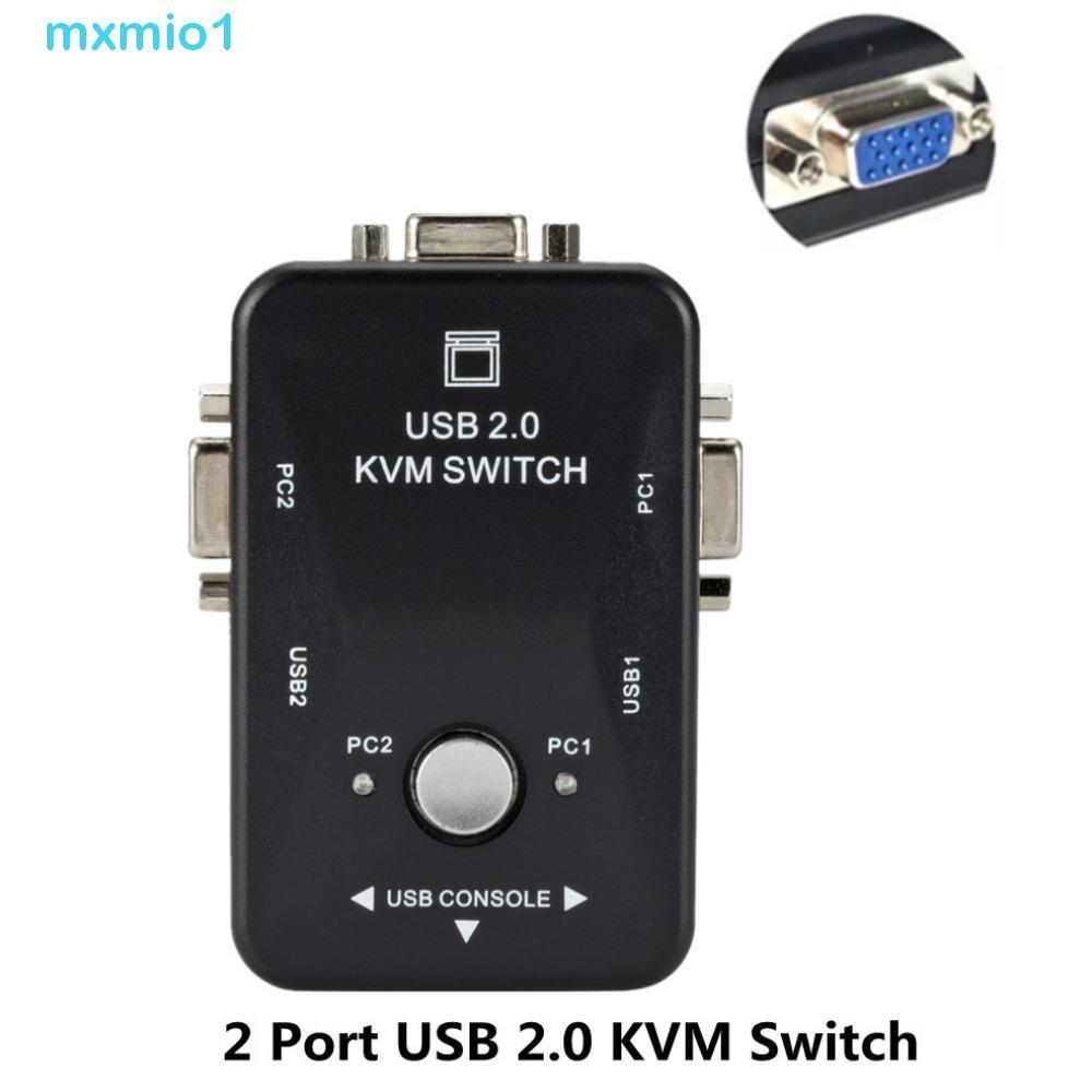 MXMIO1 Switch KVM VGA De 2 Portas , Switcher USB 2.0 Splitter ,