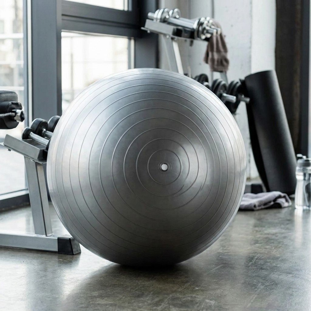 Bola Suíça Hammer 55cm PVC Resistente Com Bomba De Ar Manual Exercícios Core Postura E Mobilidade