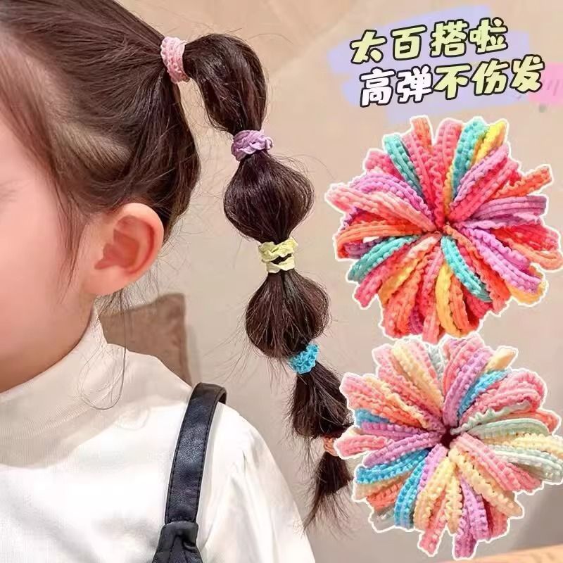 Crianças corda de cabelo bebê gravata cabeça corda meninas cocar ano novo meninas não machucam acessórios para o cabelo 