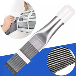 Pente De Barbatana De Aço Inoxidável E Escova De Limpeza De Radiador-Ferramenta De Remoçã…