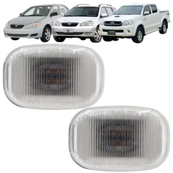 Par Lanterna Corolla Fielder Hilux SW4 2006 Até 2011 C/Soquete Cristal