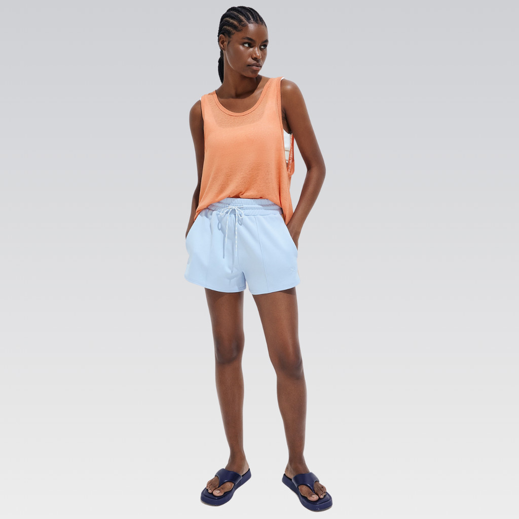 Shorts Feminino Runner Esportivo Malha Poliéster Hering