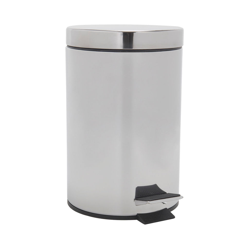 Lixeira de Inox com Pedal Le Shine Prata 3L