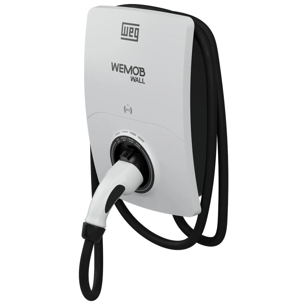 ESTAÇÃO DE RECARGA CARRO ELÉTRICO WEMOB -W-007-W-R-1T2 220V WEG 15744306