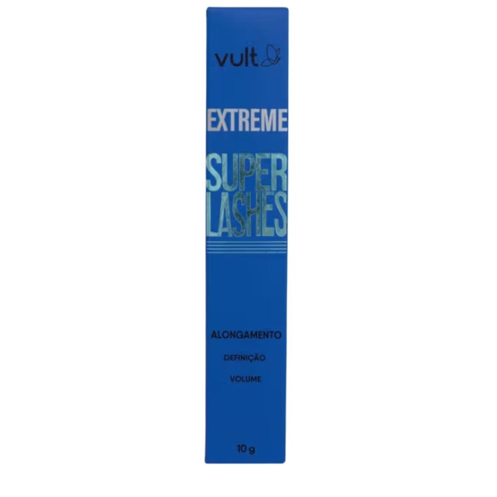 Máscara Vult  p/ Cilios Extreme Super Lashes Definição e Volume 10g