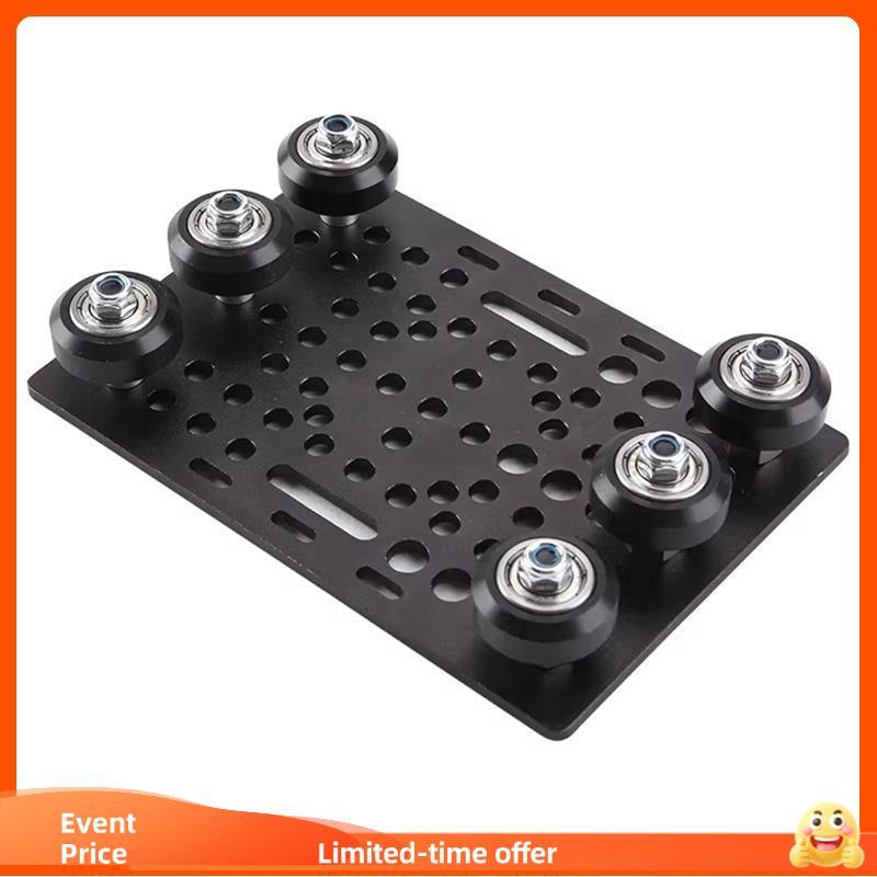 Conjunto De Placa De Pórtico Com Ranhura Em V , De 20-80 Mm 6 Rodas Para Peça De Impressora 3D , Peças De Máquina CNC