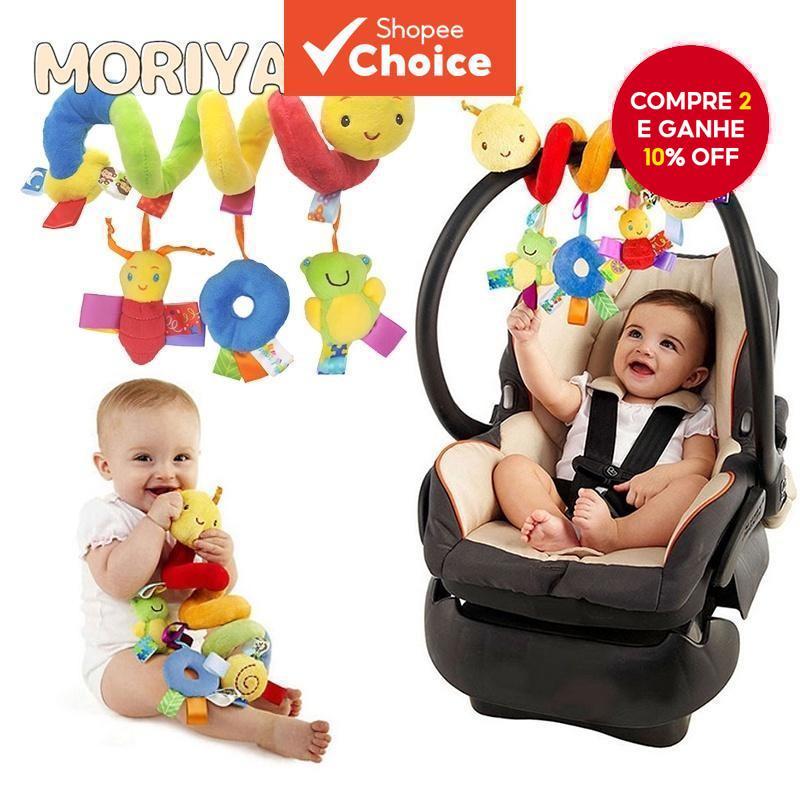 Móvel de berço com chocalho e papel crocante, brinquedo para recém-nascidos de 0 a 12 meses, ideal para aniversário.