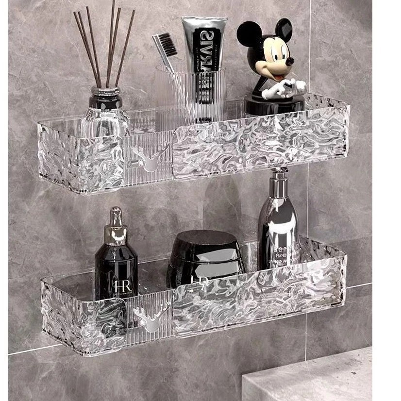 Suporte De Shampoo Prateleiras De Banheiro Sem Furo Acrilico Chifre