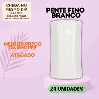 Kit com 24 Pentes Pente Finos Cor Branca Pente para Piolho em Oferta na Shopee