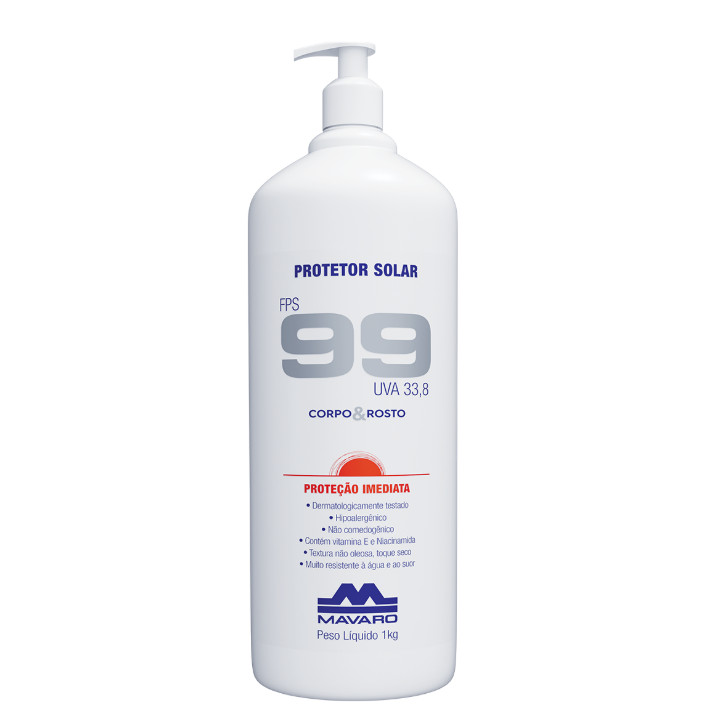 Protetor Solar Mavaro Fps 99 De 1 KG