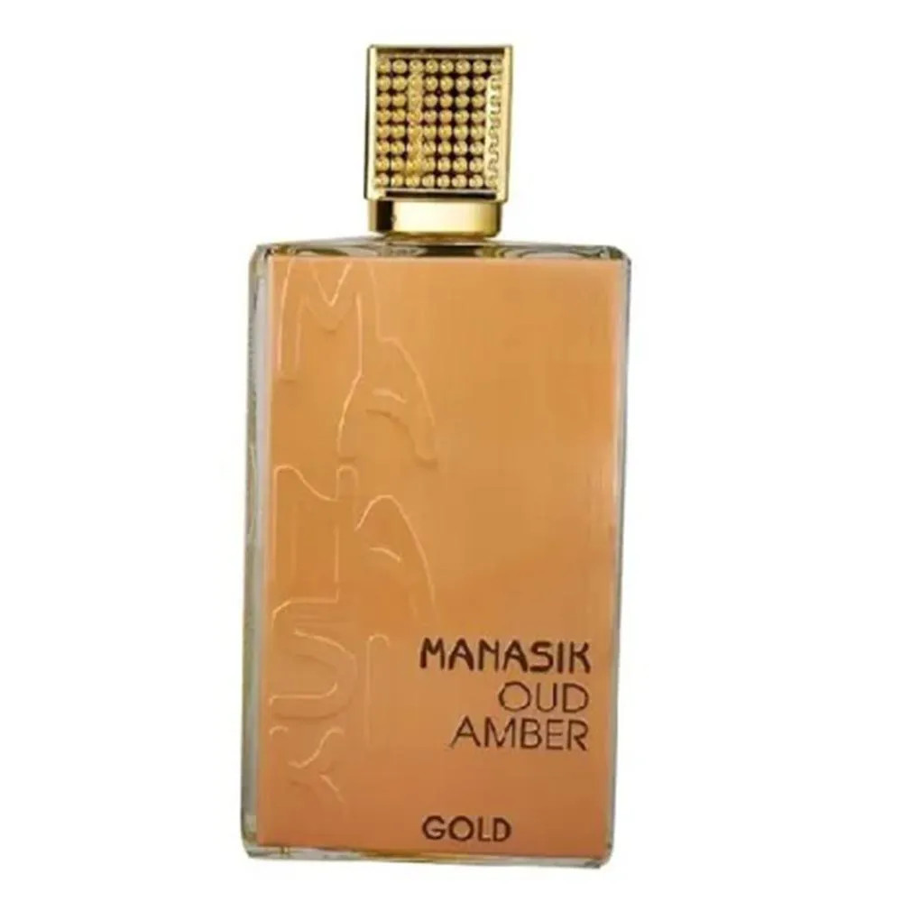 Manasik Oud Amber Gold Eau De Parfum  100  ml em Oferta na Shopee