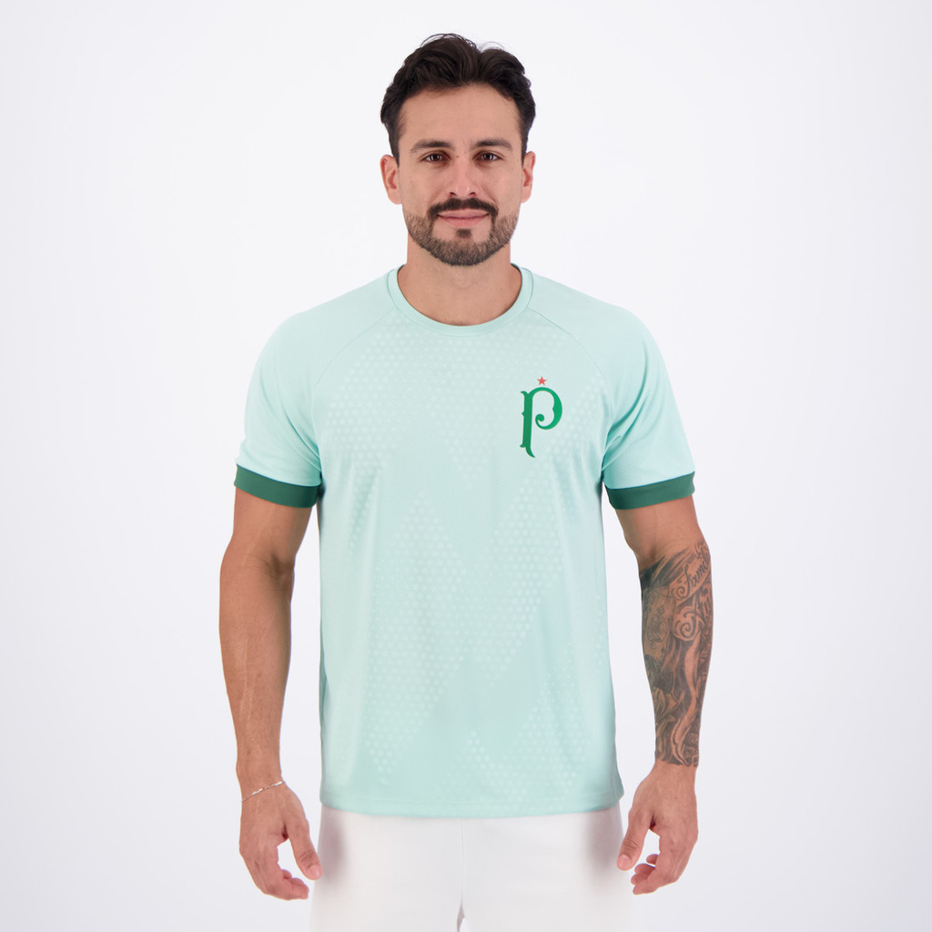 Camisa Palmeiras Dots Verde Clara em Oferta na Shopee