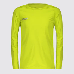 Camiseta Térmica Topper Classic Manga Longa Juvenil Verde