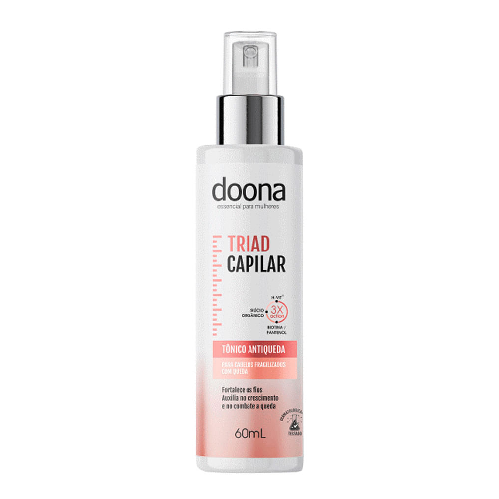 Tônico Antiqueda Doona Triad Capilar 60ml