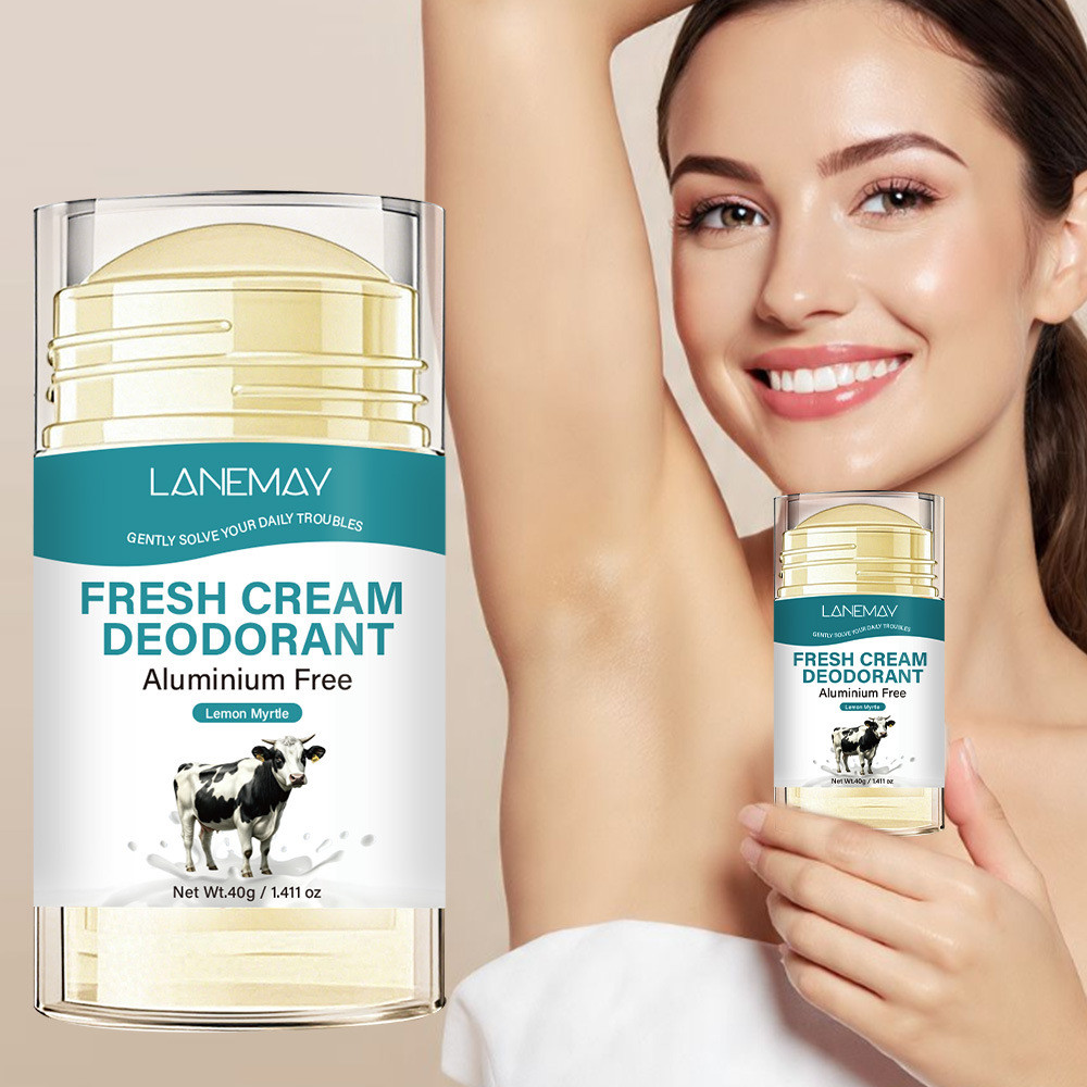 40g Lemon Myrtle Creme Desodorante Em Bastão Sem Alumínio-Aroma Natural Fresco , Desodorizador De Axilas De Longa Duraçã