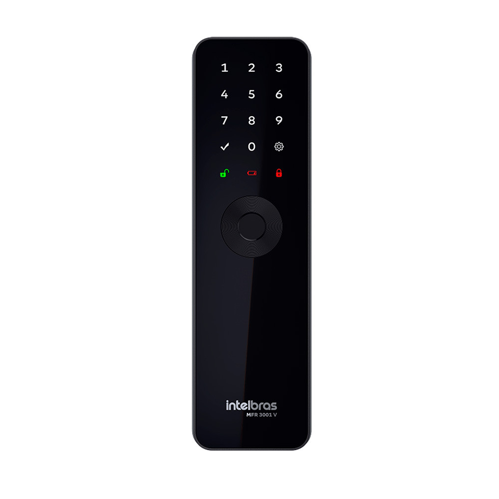 Fechadura Inteligente Intelbras MFR 3001 V Biometria De Embutir