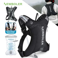 Mochila De Hidratação Para Motocicleta Newboler 5L , Leve , Respirável , Ciclismo , Fivela De Liberação Rápida , Bolsa E