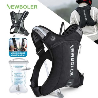 Mochila De Hidratação Para Motocicleta Newboler 5L , Leve , Respirável , Ciclismo , Fivela De Liberação Rápida , Bolsa E