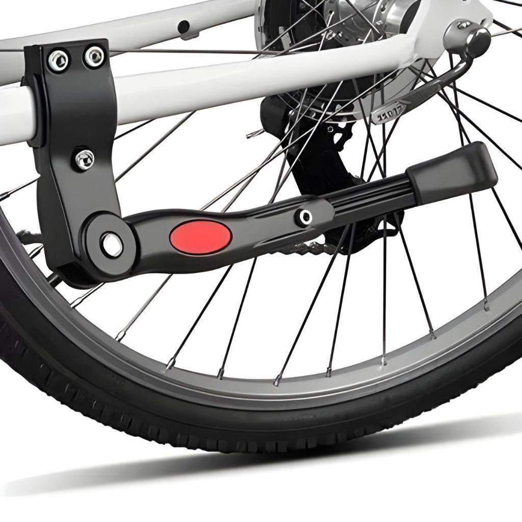 Descanso Lateral Pezinho Alumínio De Descanso Para Bike Bicicleta Regulavel Emborrachado Com Apoio Aluminio Mtb Speed — imagem 2 de 2