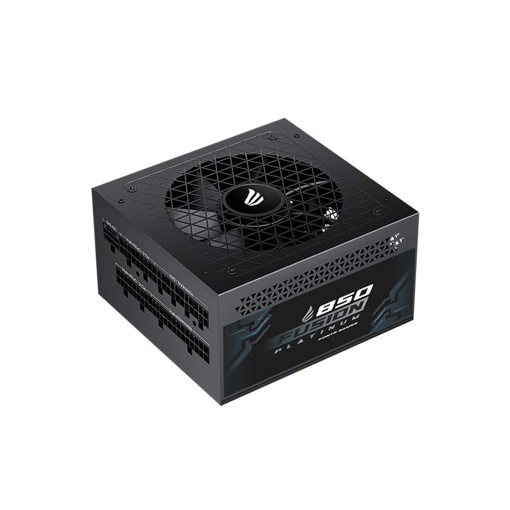 Fonte Gamer VINGAR Fusion 850W Platinum, 850W, Teclab Extreme, Modular, PFC Ativo, Com Cabo, Preto